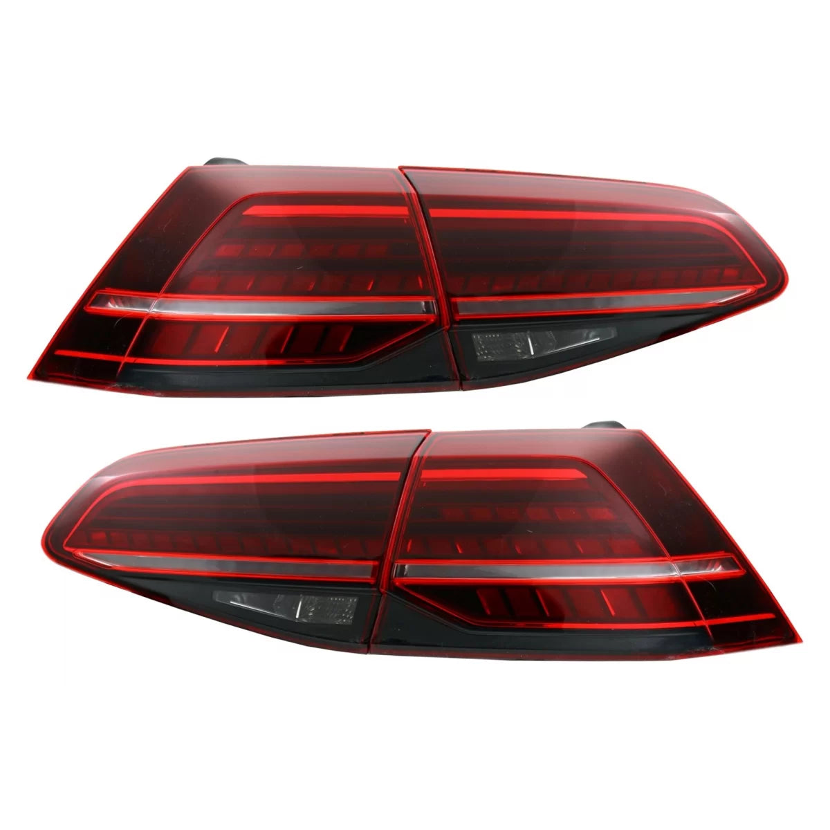 Full LED Taillights suitable for VW Golf 7 & 7.5 VII (2012-2019) Facelift Retrofit G7.5 Look Dynamic Sequential Turning Light