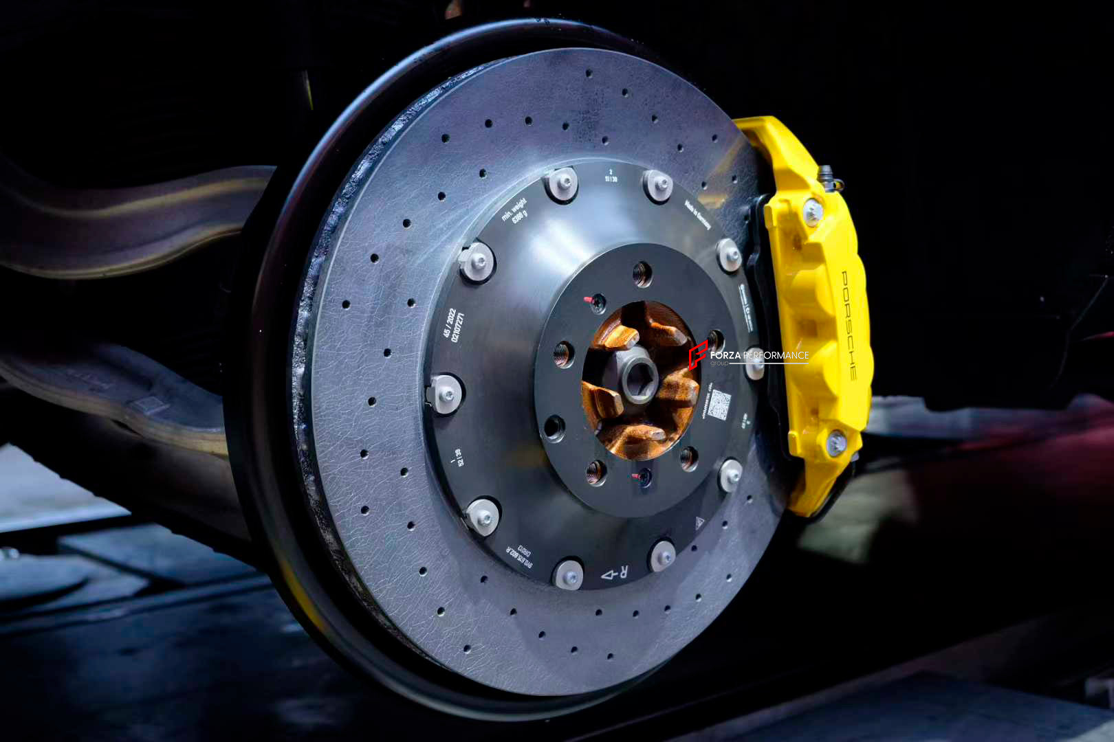 GENUINE CARBON CERAMIC BBK BIG BRAKE KIT for PORSCHE CAYENNE TURBO GT COUPE 9YB 2018+
