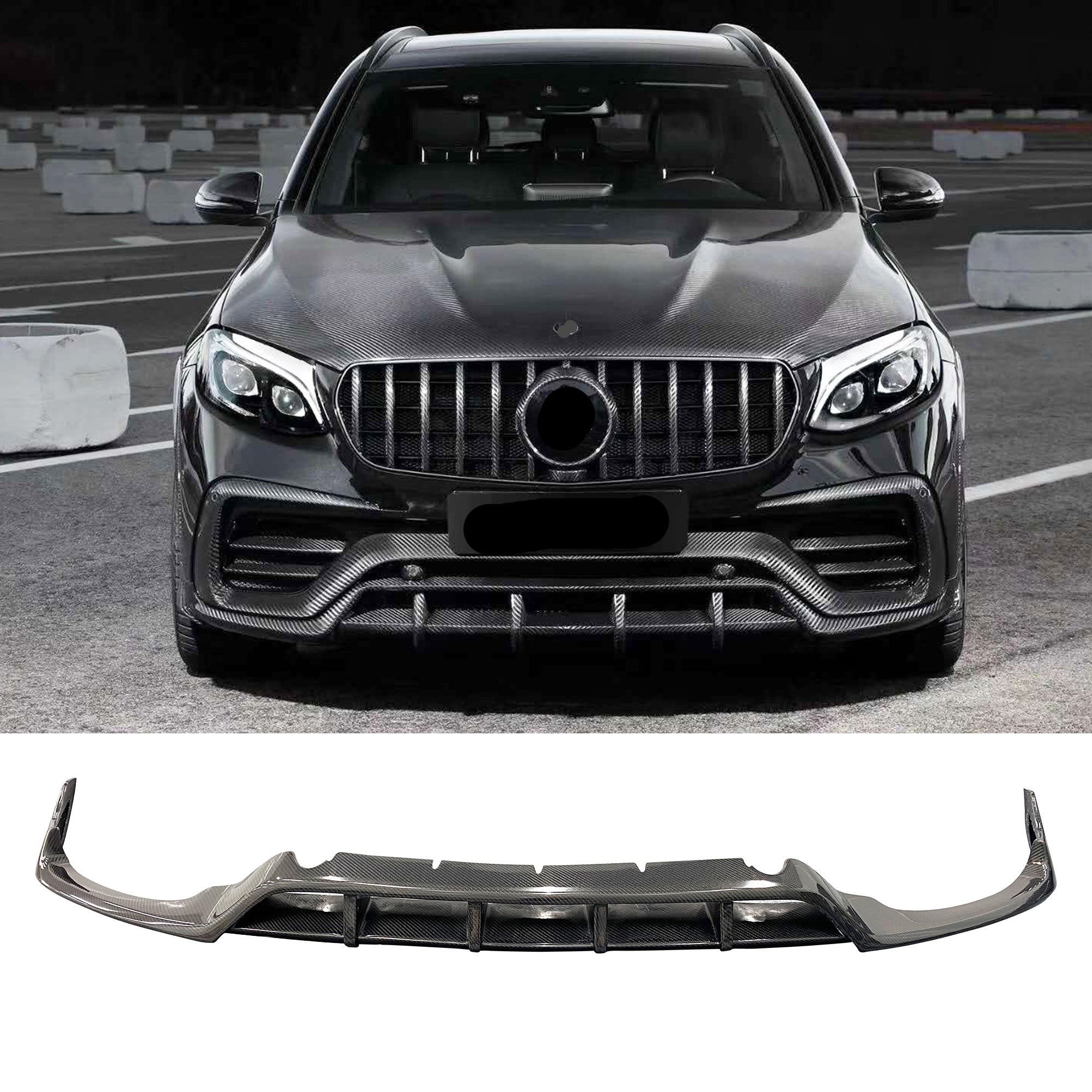Carbon Front Lip and Rear Diffuser for GLC X253