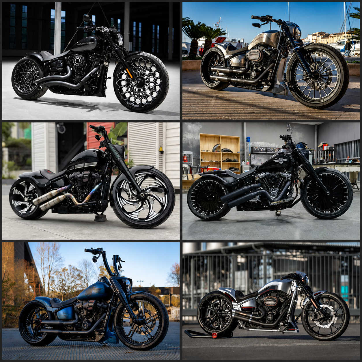 CUSTOM FORGED MOTORCYCLE WHEELS RIMS for HARLEY DAVIDSON XR1200X 2008 - 2012