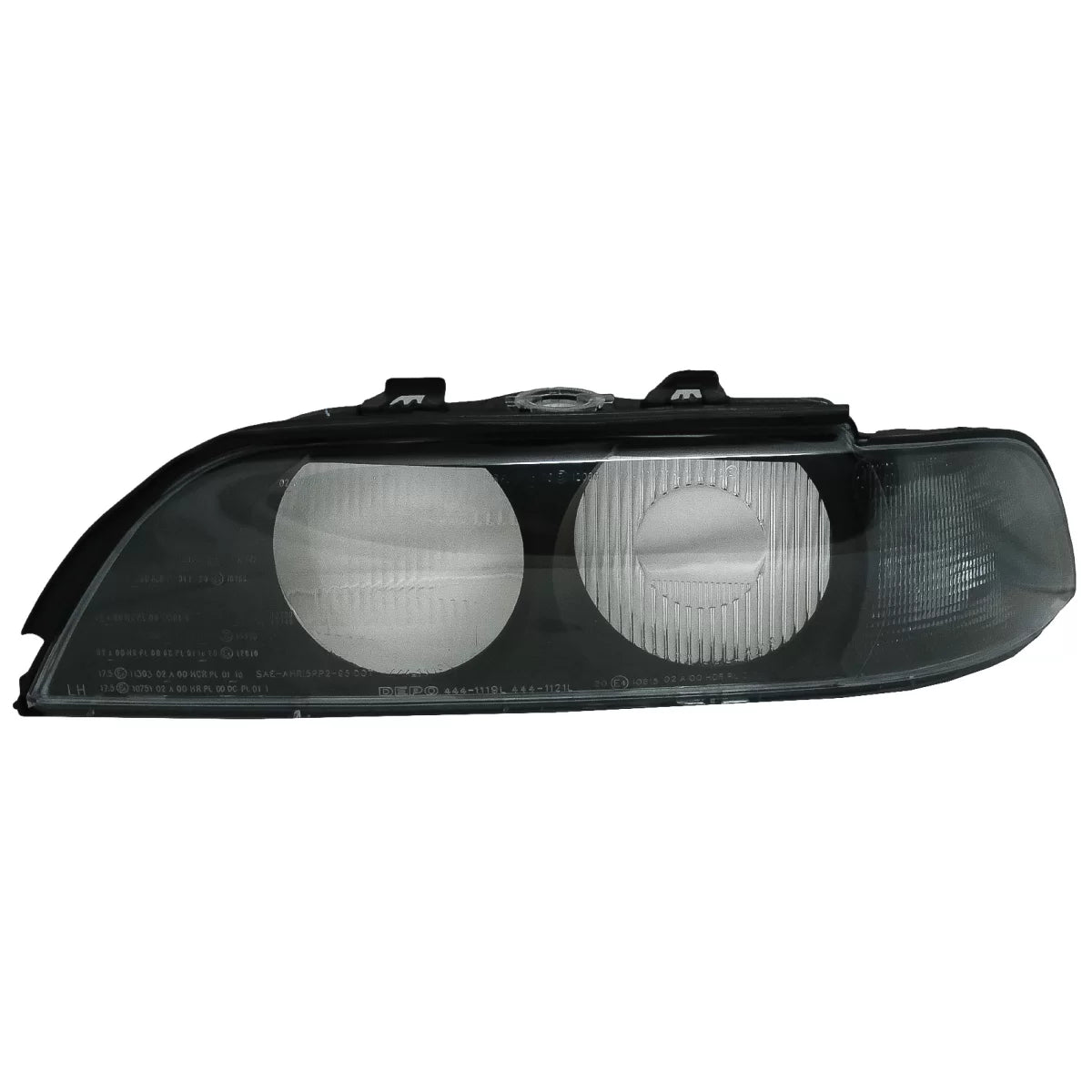 Headlight Lens Left Side Smoke Grey suitable for BMW 5 Series E39 (1995-2000) – product image 1
