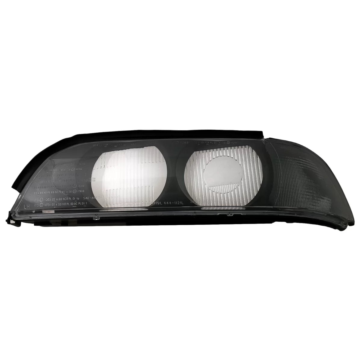 Headlight Lens Left Side Smoke Grey suitable for BMW 5 Series E39 (1995-2000) – product image 1