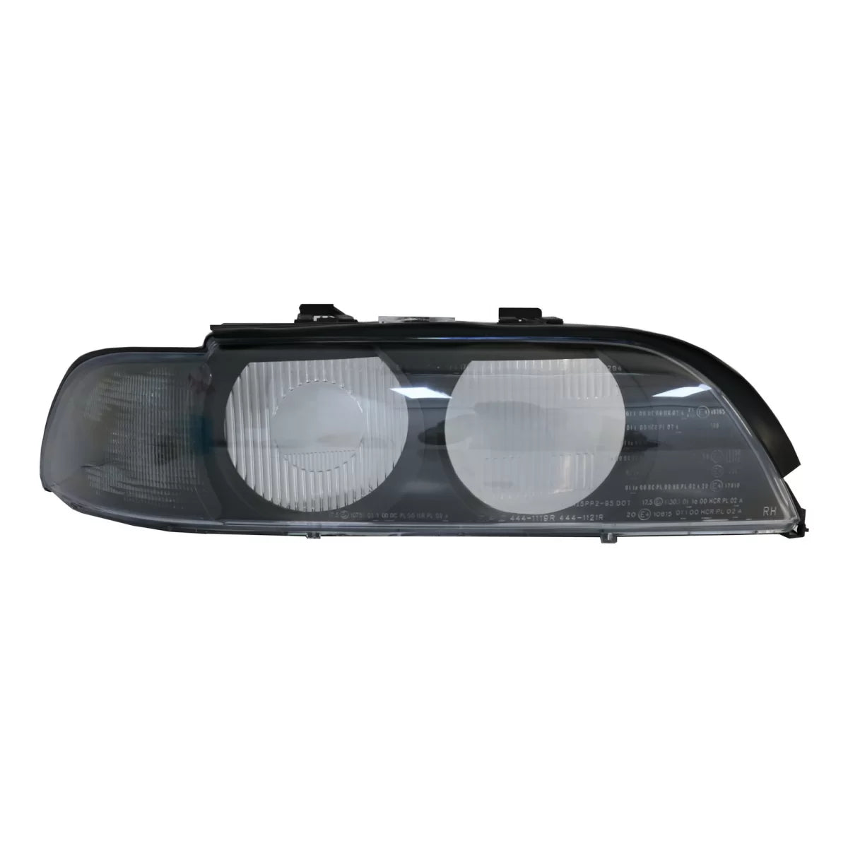 Headlight Lens Right Side Smoke Grey suitable for BMW 5 Series E39 (1995-2000) – product image 1