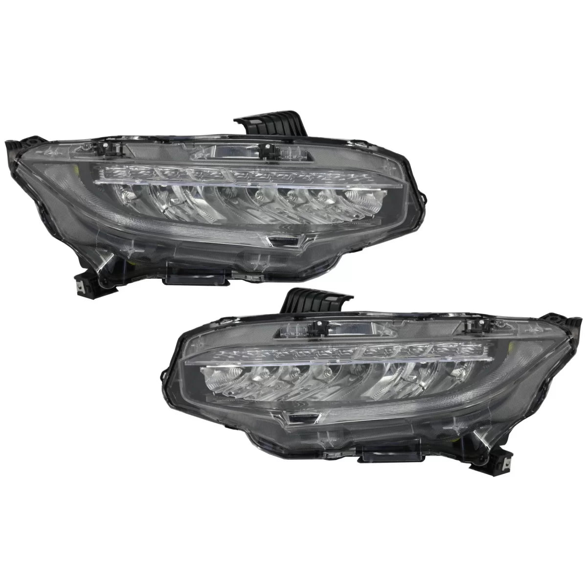 Headlights Full LED suitable for Honda Civic Mk10 FC/FK (2016-Up) Sedan & Hatchback with Sequential Dynamic Turning Lights – 