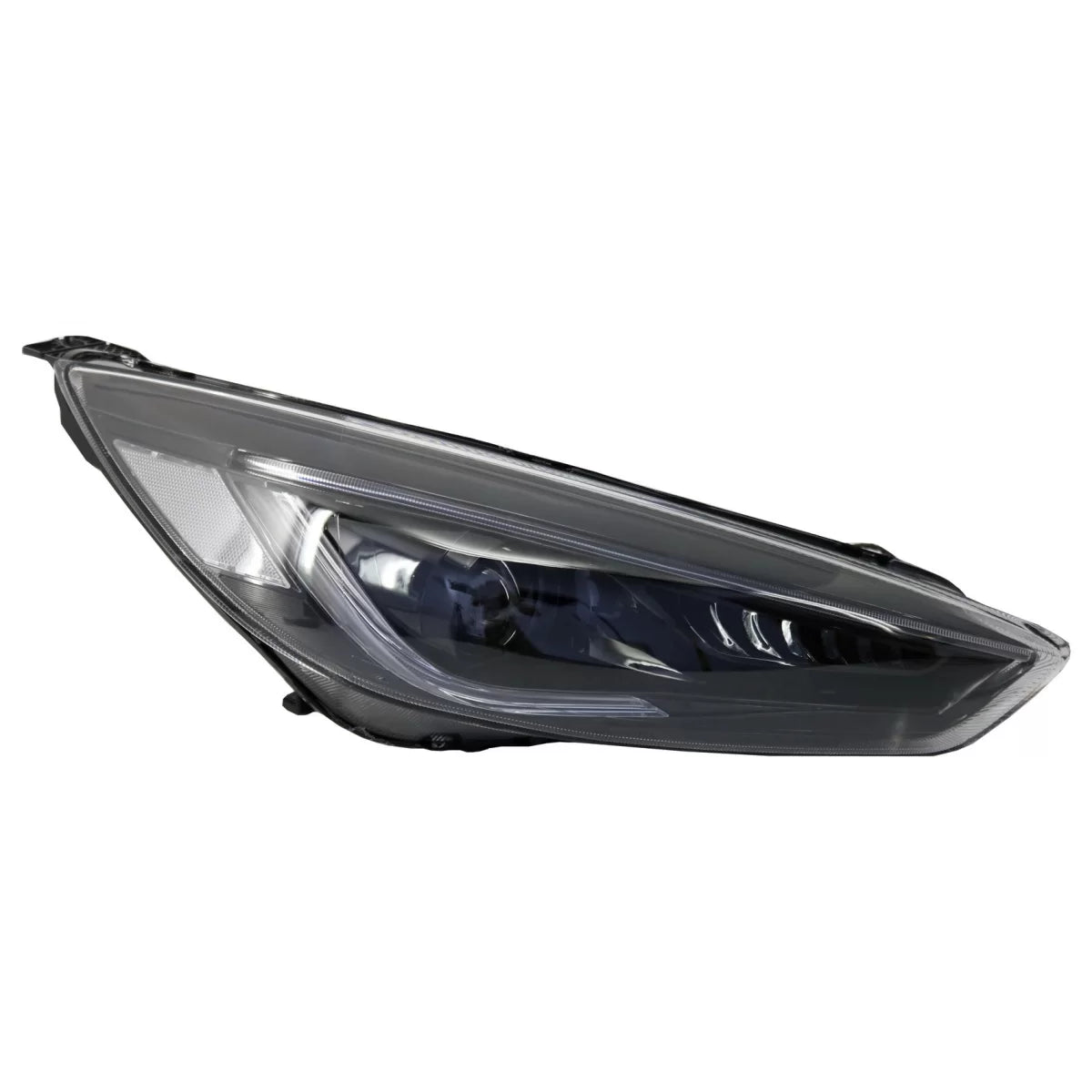 Headlights LED DRL suitable for FORD Focus III Mk3 RHD (2015-2017) Bi-Xenon Design Dynamic Flowing Turn Signals Demon Look – 