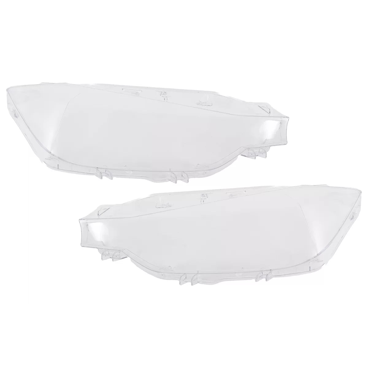 Headlights Lens Glasses suitable for BMW 3 Series F30 F31 LCI (2015-2018) Clear – product image 1