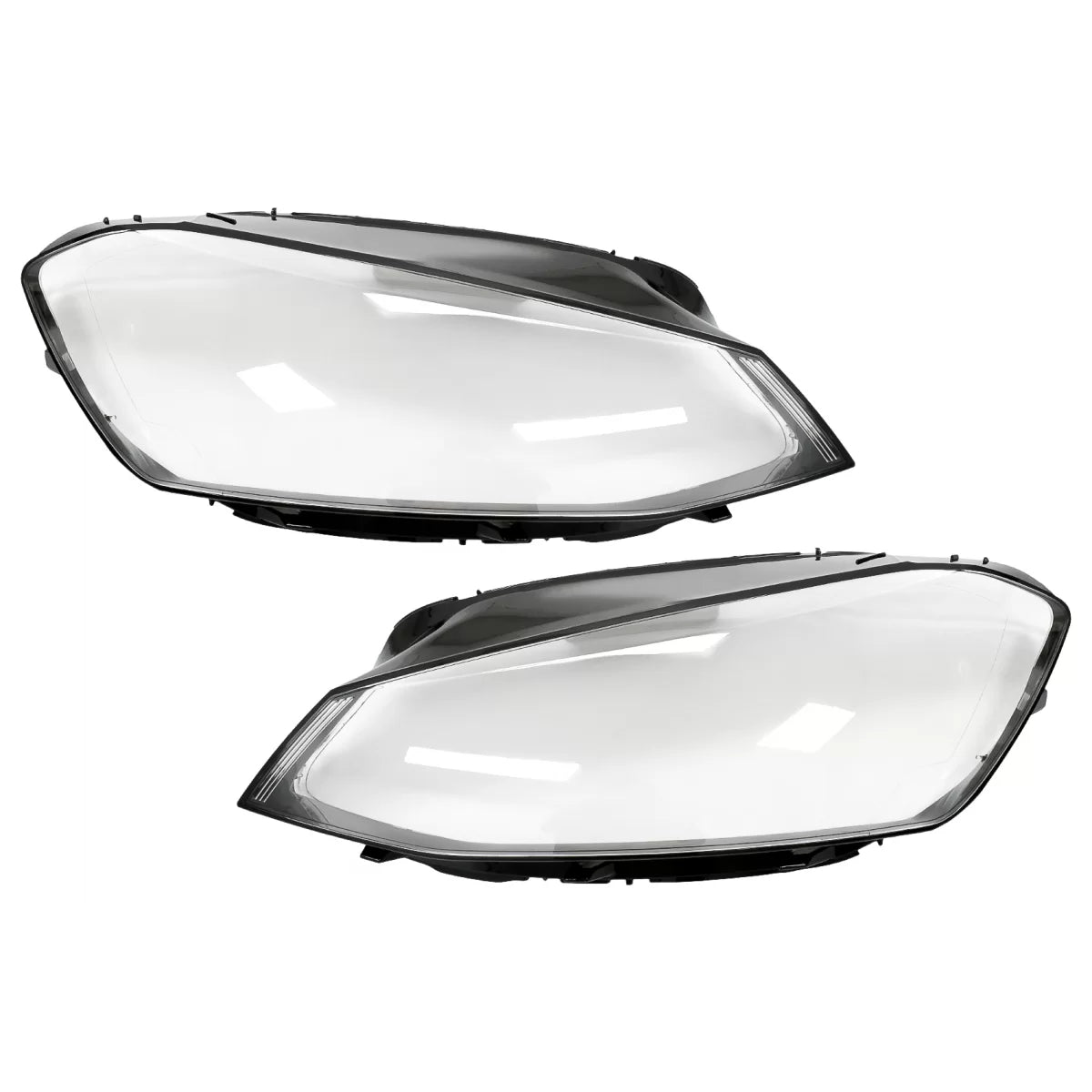 Headlights Lens Glasses suitable for VW Golf 7 VII (2013-2017) Clear – product image 1