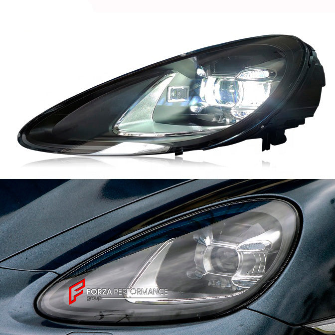 Buy Now HEADLIGHTS upgrade for PORSCHE CAYENNE E2 958.1 2011 - 2014 to CAYENNE 9Y0.1 2019 - 2023 and upgrade car parts from SIR Tuning at the Best Price. Headlights, Tail lights, Bodykits, Navigations, body kit and more - Fast & Free Shipping within Europe, US & Worldwide.