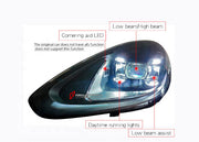 HEADLIGHTS upgrade for PORSCHE CAYENNE E2 958.2 FACELIFT 2015 - 2017 to CAYENNE E3 9Y0.1 2019 - 2023