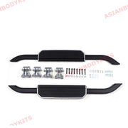 SIDE STEP RUNNING BOARDS for LAND ROVER DEFENDER 90 L663 2020+ (Black - Silver)