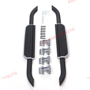 SIDE STEP RUNNING BOARDS for LAND ROVER DEFENDER 90 L663 2020+ (Black - Silver)