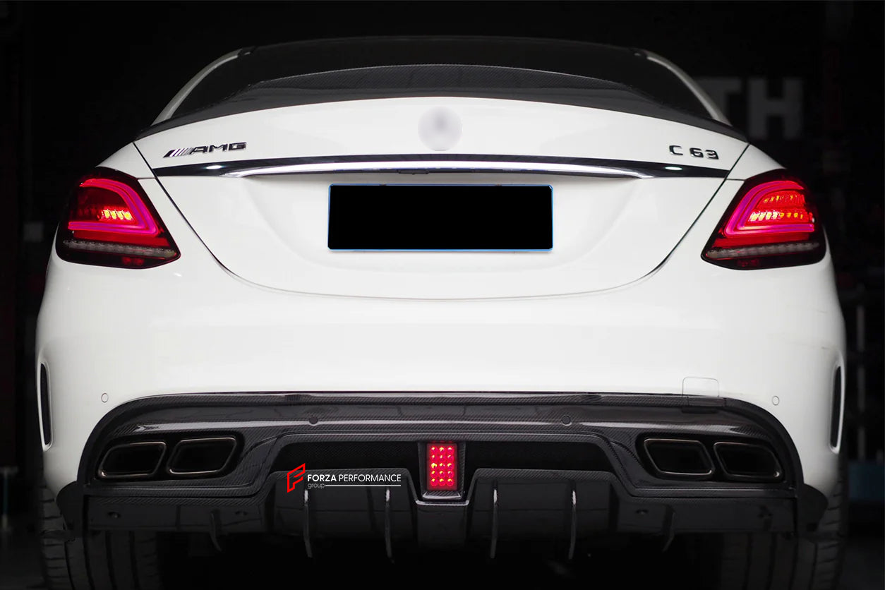 IMP DARWINPRO CARBON REAR DIFFUSER with CAPS for MERCEDES BENZ C CLASS W206 2021+