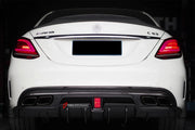 IMP DARWINPRO CARBON REAR DIFFUSER with CAPS for MERCEDES BENZ C CLASS W206 2021+