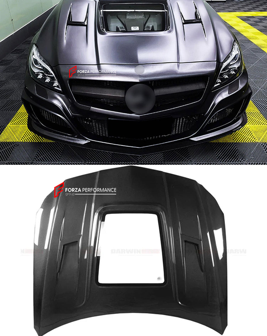 Buy Now IMP PERFOMANCE CARBON FIBER HOOD BONNET for MERCEDES BENZ CLS W218 2011 - 2017 and upgrade car parts from SIR Tuning at the Best Price. Headlights, Tail lights, Bodykits, Navigations, body kit and more - Fast & Free Shipping within Europe, US & Worldwide.