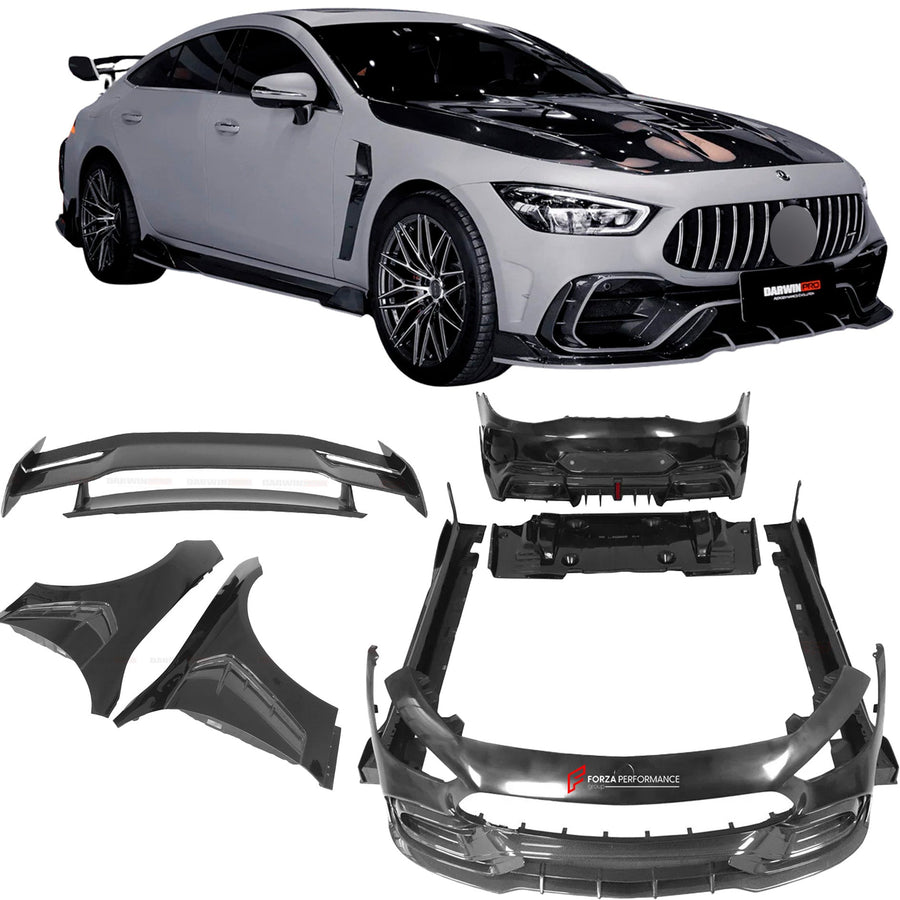 Buy Now IMP PERFORMANCE CARBON WIDE BODY SOFT KIT for MERCEDES BENZ GT43 GT50 GT53 GT63S AMG X290 NWB 2018 - 2024 and upgrade car parts from SIR Tuning at the Best Price. Headlights, Tail lights, Bodykits, Navigations, body kit and more - Fast & Free Shipping within Europe, US & Worldwide.