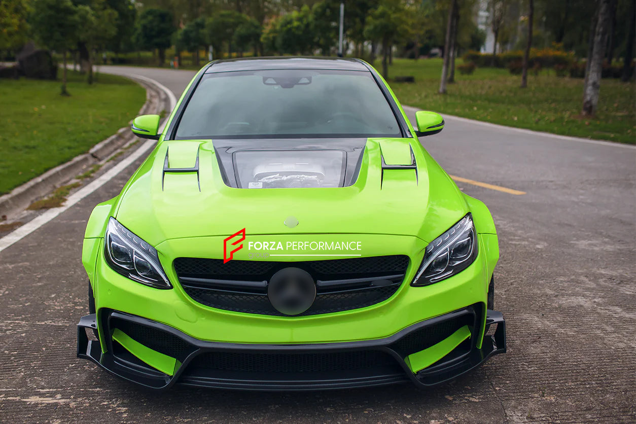 IMP PERFORMANCE CARBON WIDE BODY SOFT KIT for MERCEDES BENZ C63 W205 SEDAN 2015 - 2021