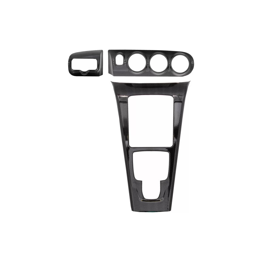 Inner Decoration Console Air condition Pannel Dashboard and Car Headlight Switch Frame Trim Carbon Film suitable for Mercedes