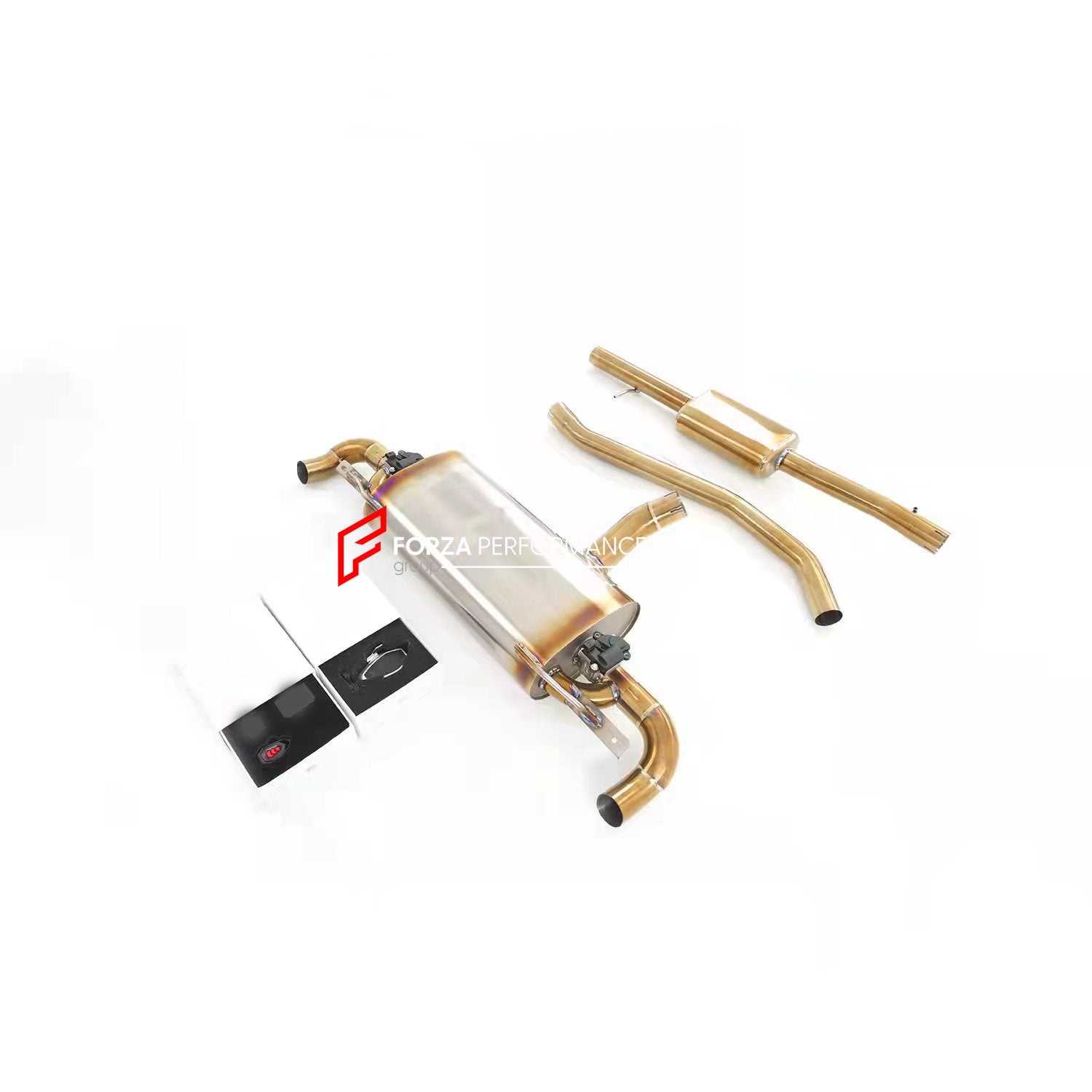 TITANIUM VALVED EXHAUST CATBACK MUFFLERS for Jaguar E-Pace X540 2.0