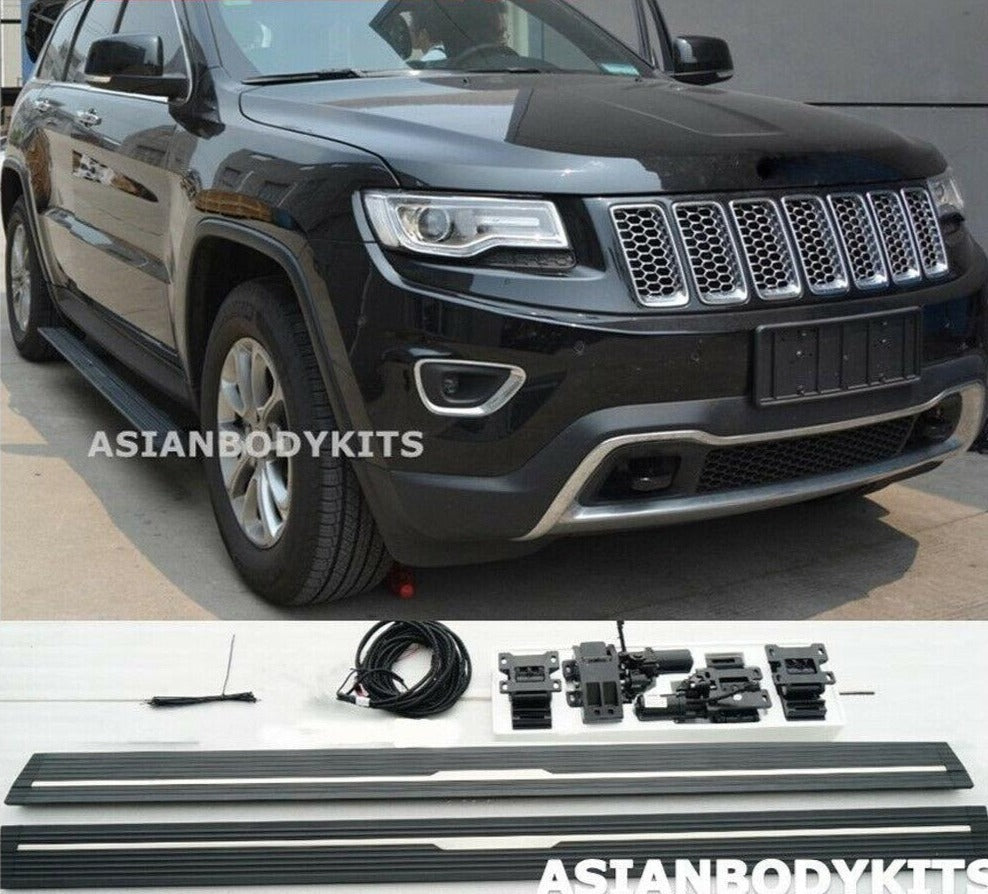 ELECTRIC SIDE STEP RUNNING BOARDS for JEEP GRAND CHEROKEE WK2 2014 - 2017