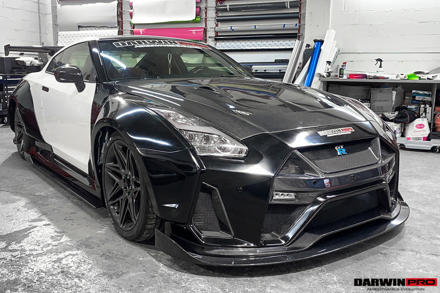 Carbon Fiber Full Wide Body Kit for 2008-2020 Nissan GTR R35 CBA/DBA/EBA BKSSII Style