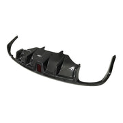CARBON REAR DIFFUSER with LED for PORSCHE MACAN 95B.1 2015 - 2018