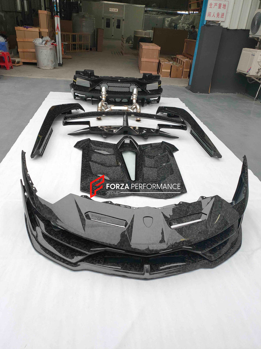 Buy Now FORGED CARBON FIBER CONVERSION BODY KIT FOR LAMBORGHINI AVENTADOR LP700 LP720 LP750 UPGRADE TO LP770 SVJ and upgrade car parts from SIR Tuning at the Best Price. Headlights, Tail lights, Bodykits, Navigations, body kit and more - Fast & Free Shipping within Europe, US & Worldwide.