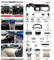 INTERIOR UPGRADE KIT FOR TOYOTA LAND CRUISER 200 LC200 UPGRADE TO LAND CRUISER 300 LC300