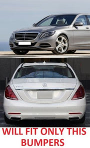 LED DAYTIME RUNNING LIGHTS AND BUMPER TRIMS for MERCEDES BENZ S CLASS W222 2013 - 2017