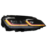 LED Headlights Bi-xenon Look suitable for VW Golf 7 VII (2012-2017) Facelift G7.5 GTI Design with Sequential Dynamic Turning 