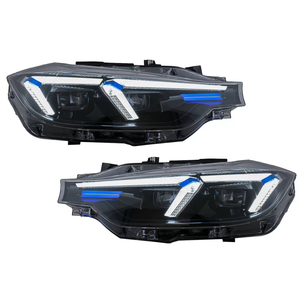 LED Headlights suitable for BMW 3 Series F30 F31 Sedan Touring (10.2011-05.2015) Upgrade to G20 2024 Design – product image 1