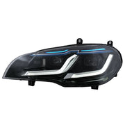 LED Headlights suitable for BMW X5 E70 (2007-2014) Conversion from HID to LED Black – product image 2