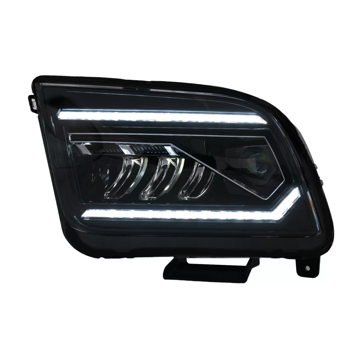 LED Headlights suitable for Ford Mustang V Pre-Facelift (2005-2009) Black Dynamic Sequential Turning Lights – product image 1