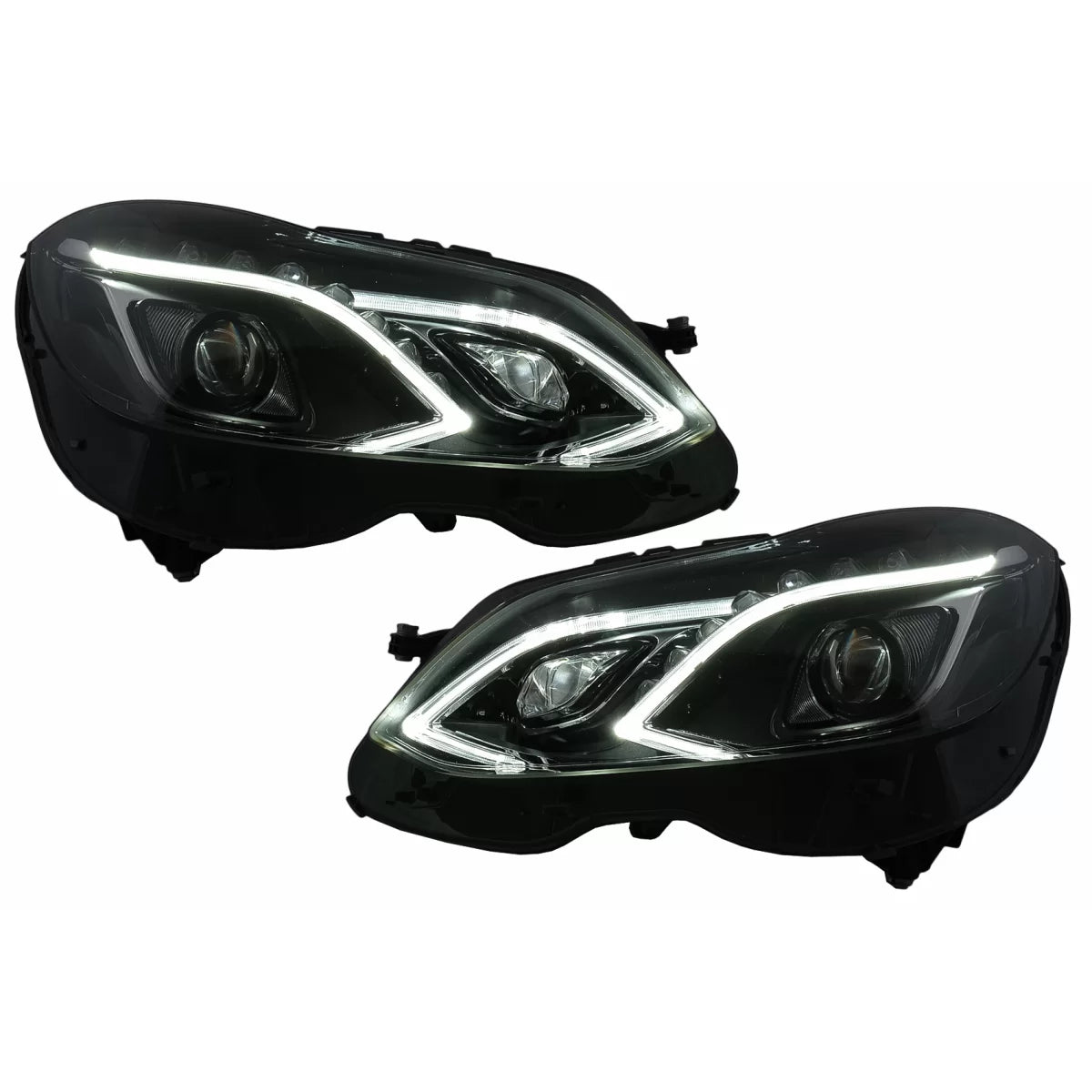 LED Headlights suitable for Mercedes E-Class W212 Facelift (2013-2016) with Xenon – product image 1