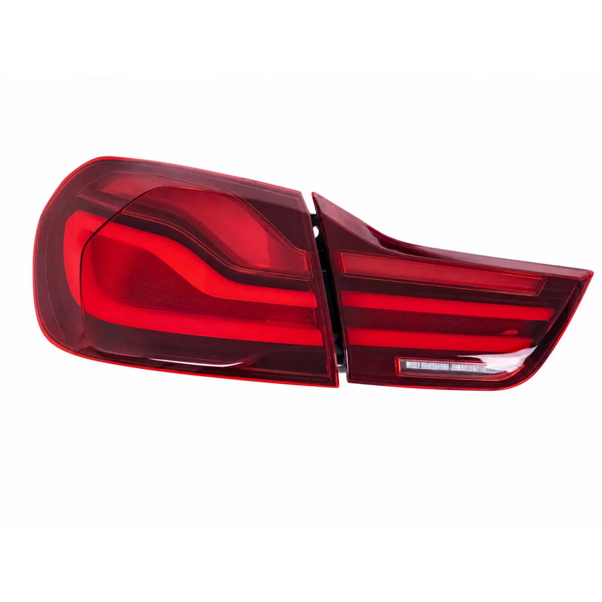 LED Taillights suitable for BMW 4 Series F32 F33 F36 M4 F82 F83 (2013-03.2019) Red Black – product image 1