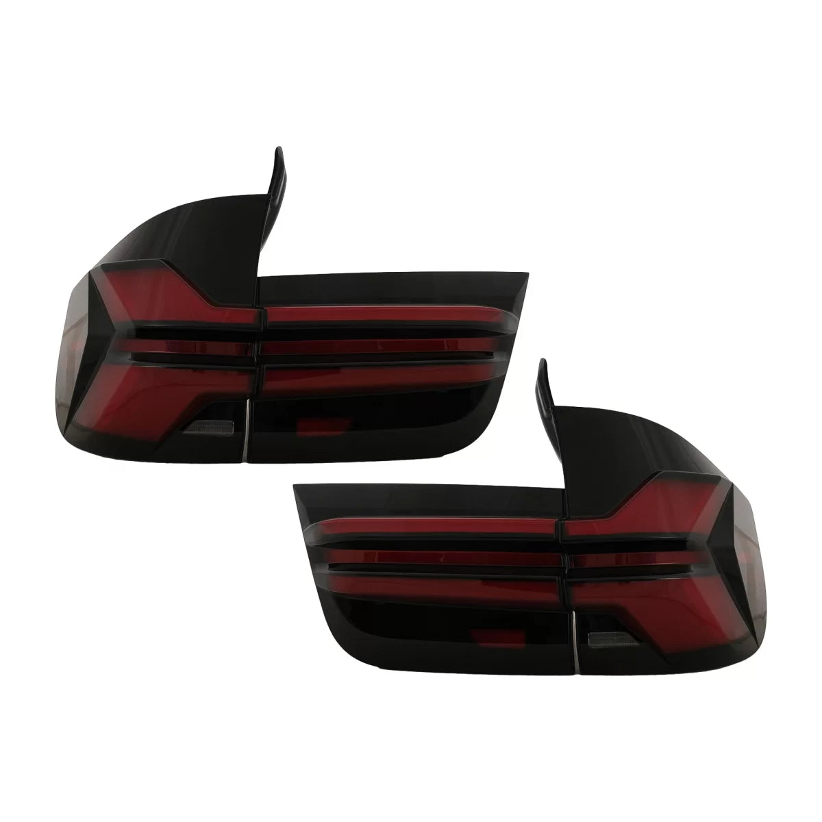 LED Taillights suitable for BMW X5 E70 (2007-2013) Light Bar Upgrade to G05 LCI Design – product image 1