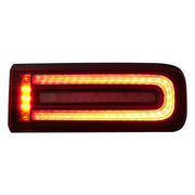 LED Taillights Light Bar suitable for Mercedes G-Class W463 Facelift (2018-2022) Dynamic Sequential Turning Lights Red Smoke 