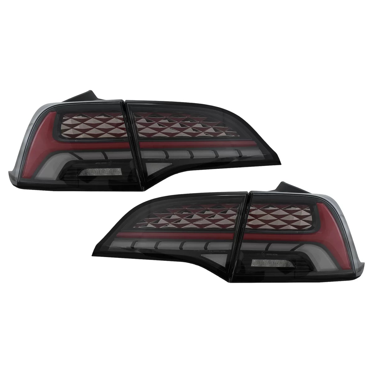 LED Taillights suitable for Tesla Model 3 (2017-2022) Model Y (2020-2022) with Dynamic Turning Lights – product image 1