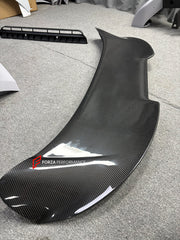 CARBON LIP SPOILER with ENGINE COVER for MCLAREN 750S SPIDER 2023+