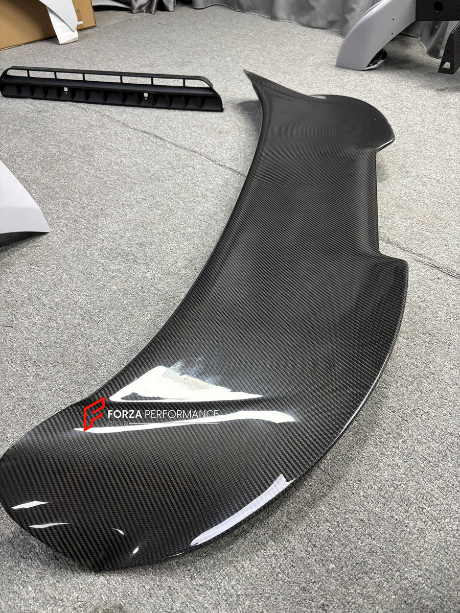 Buy Now CARBON LIP SPOILER with ENGINE COVER for MCLAREN 750S SPIDER 2023+ and upgrade car parts from SIR Tuning at the Best Price. Headlights, Tail lights, Bodykits, Navigations, body kit and more - Fast & Free Shipping within Europe, US & Worldwide.