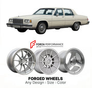CUSTOM CLASSIC VINTAGE RESTOMOD RETRO OLD SCHOOL FORGED WHEELS RIMS for BUICK ELECTRA 225 LIMITED 1980 - 1984