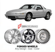 CUSTOM CLASSIC VINTAGE RESTOMOD RETRO OLD SCHOOL FORGED WHEELS RIMS for BUICK REATTA 1988 - 1990