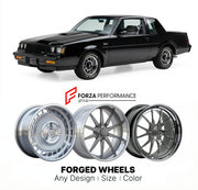 CUSTOM CLASSIC VINTAGE RESTOMOD RETRO OLD SCHOOL FORGED WHEELS RIMS for BUICK REGAL GRAND NATIONAL 1982 - 1987