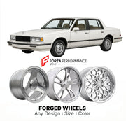 CUSTOM CLASSIC VINTAGE RESTOMOD RETRO OLD SCHOOL FORGED WHEELS RIMS for BUICK SOMERSET 1985 - 1985