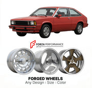 CUSTOM CLASSIC VINTAGE RESTOMOD RETRO OLD SCHOOL FORGED WHEELS RIMS for CHEVROLET CITATION X-11 1980 - 1985