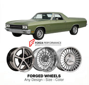 CUSTOM CLASSIC VINTAGE RESTOMOD RETRO OLD SCHOOL FORGED WHEELS RIMS for CHEVROLET EL CAMINO 1973 - 1977