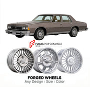 CUSTOM CLASSIC VINTAGE RESTOMOD RETRO OLD SCHOOL FORGED WHEELS RIMS for CHEVROLET IMPALA 1977 - 1985