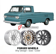CUSTOM CLASSIC VINTAGE RESTOMOD RETRO OLD SCHOOL FORGED WHEELS RIMS for CHEVROLET LOADSIDE 1961 - 1962