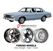 CUSTOM CLASSIC VINTAGE RESTOMOD RETRO OLD SCHOOL FORGED WHEELS RIMS for CHEVROLET MALIBU 1978 - 1983