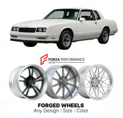 CUSTOM CLASSIC VINTAGE RESTOMOD RETRO OLD SCHOOL FORGED WHEELS RIMS for CHEVROLET MONTE CARLO SS 1983 - 1988