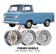 CUSTOM CLASSIC VINTAGE RESTOMOD RETRO OLD SCHOOL FORGED WHEELS RIMS for CHEVROLET RAMPSIDE 1961 - 1964